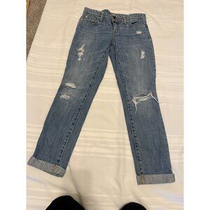 Gap Womens Jeans Sexy Boyfriend Fit Coupe Size 0 Blue Denim RN54023 CA17897